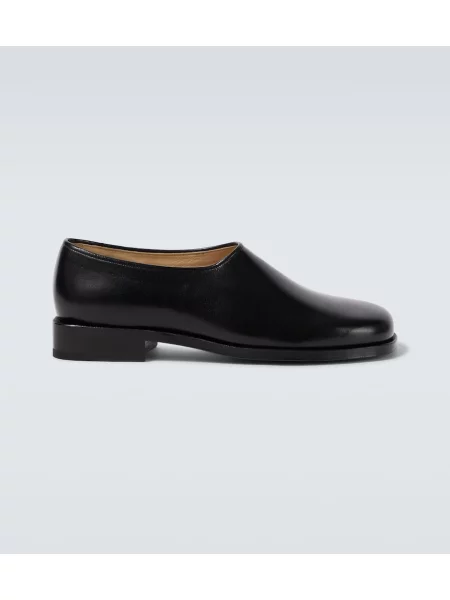 Pantofi loafer Lemaire din piele slip-on negru