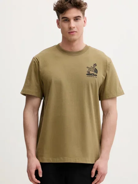 Koszulka The North Face Snack Relaxed cedar zielona