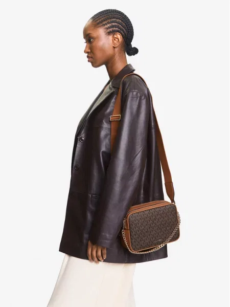 Torebka crossbody Michael Michael Kors brązowa