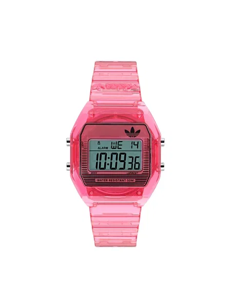 Скейт & стрийт часовници Adidas с кристали розово