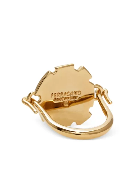 Inel Ferragamo cu model floral