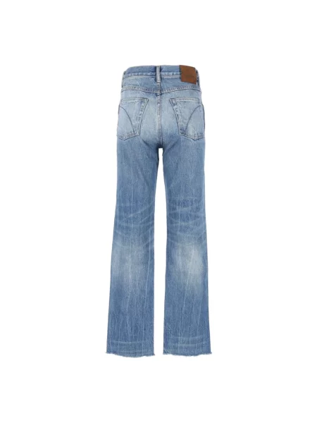 Jeansy straight leg Tom Ford niebieskie