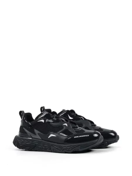 Sneakerși Karl Lagerfeld plasă negru