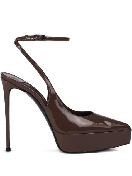 Pantofi cu toc Le Silla slingback maro