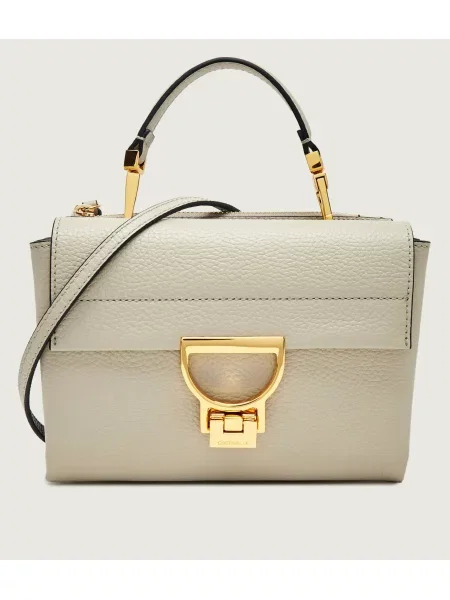 Geanta crossbody Coccinelle din piele verde