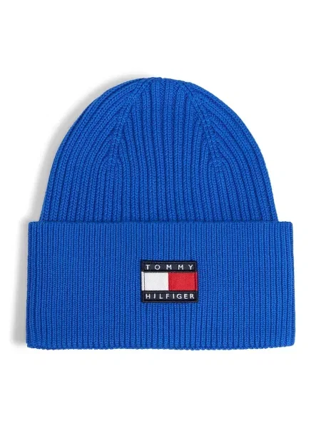 Tommy Hilfiger шапка beanie за деца от синьо