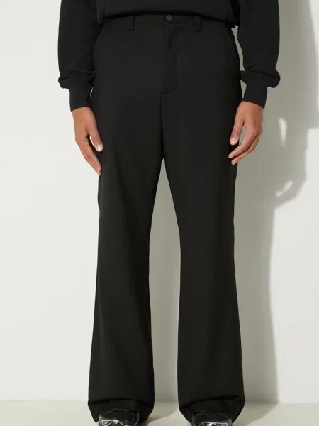 Volnene hlače AMBUSH Flare Pants črna