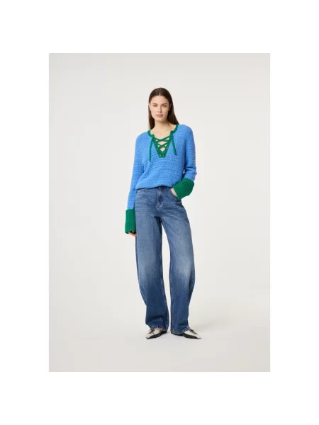 Sweter Fabienne Chapot niebieski