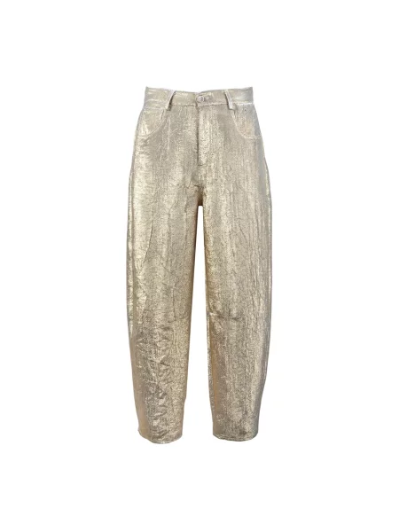 Spodnie Souvenir zwężane żółte