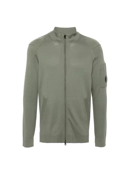 Dzianinowy sweter C.p. Company zielony