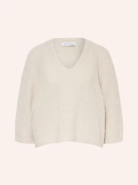 Iris Von Arnim Sweter Z Kaszmiru Fallou beige beżowy