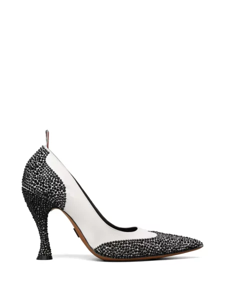 Pantofi cu toc Thom Browne alb