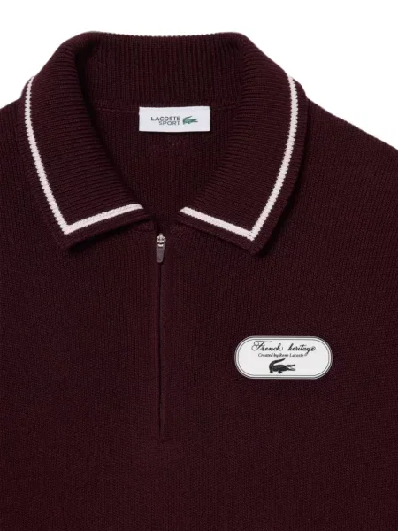 Gulerat tricou polo Lacoste roșu