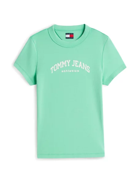 Tommy Jeans T-shirt zelena