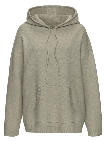 Elbsand Megztinis be užsegimo pilka balta