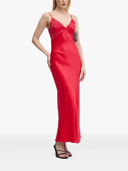 Rochie maxi Never Fully Dressed de costum roșu