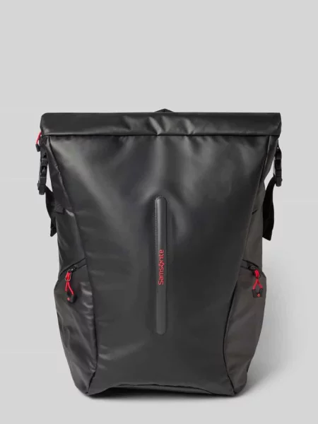 Plecak z detalem z logo model Ecodiver' Samsonite czarny
