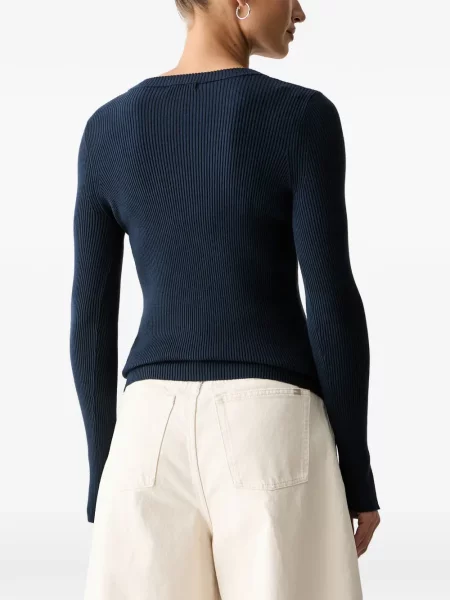 Cardigan Guess tricotate albastru