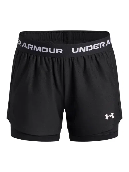 UNDER ARMOUR Pantaloni sport Play Up negru alb