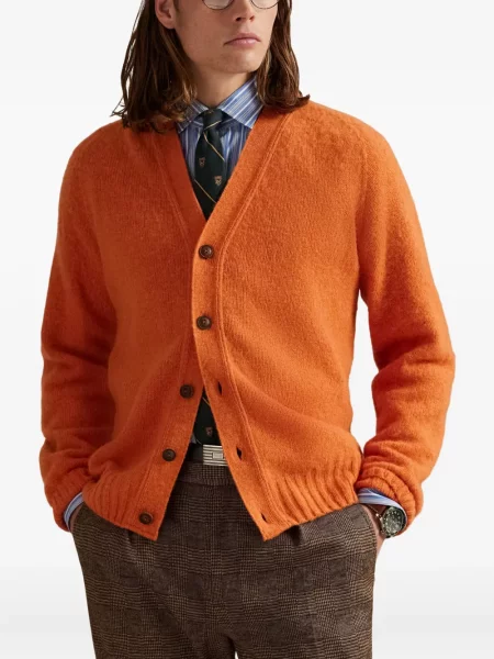 Μικρός κασκέτο Polo Ralph Lauren με χαμηλή μέση υφαίνω διαγωνίως πράσινο