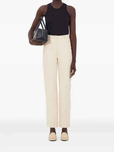 Pantaloni Loulou De Saison cu buzunar frontal