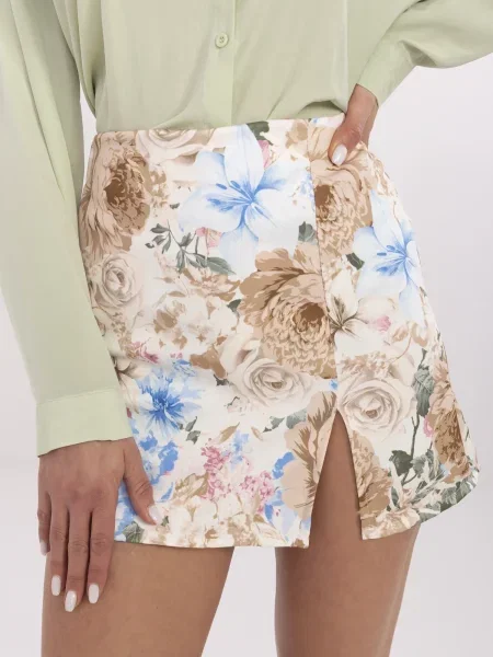 Fustă Italy Moda bej