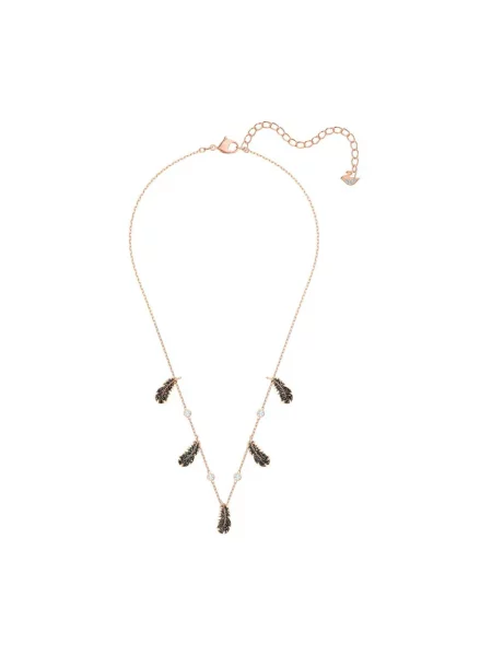 Naszyjnik Swarovski różowy