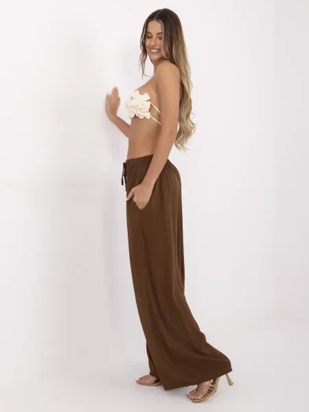 Pantaloni Italy Moda maro