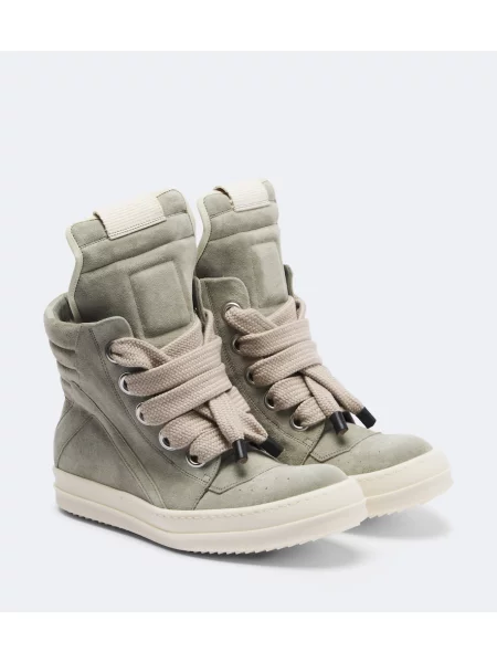 Top Rick Owens din piele de căprioară gri