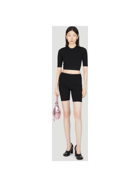Spodenki sportowe Paco Rabanne z logo czarne