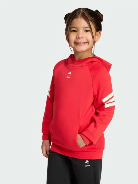 Детское худи Adidas красное