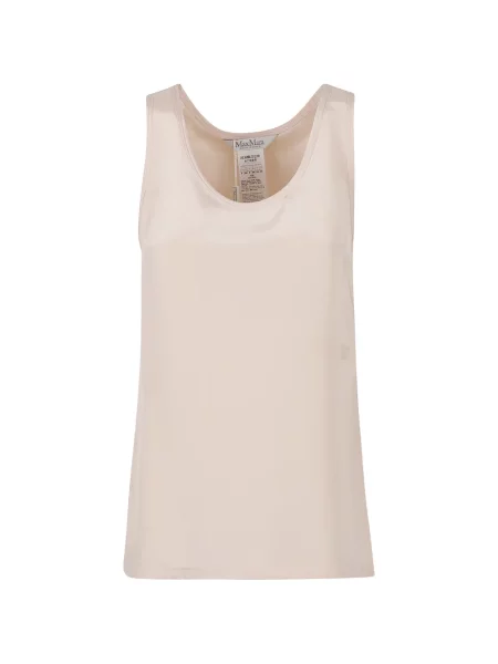 Top Max Mara de mătase roz