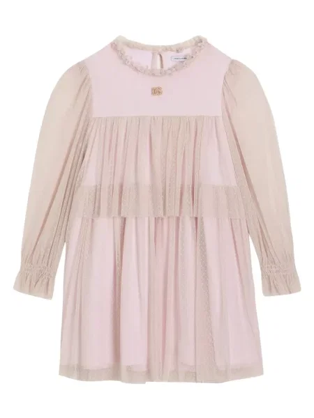 Sukienka dziecięca Dolce And Gabbana różowa