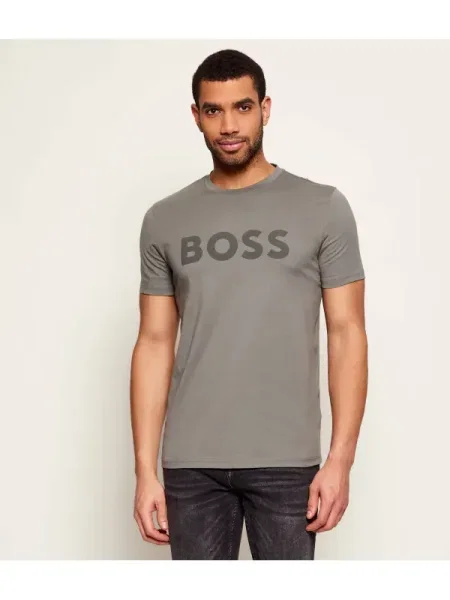BOSS ORANGE Tricou Thinking 1 gri