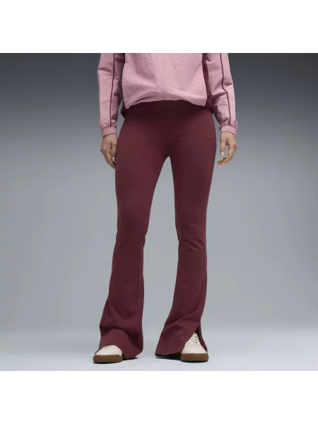 Rozkloszowane legginsy HER z wysokim stanem