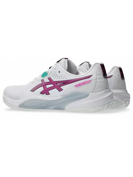 Синтетический кроссовки Asics белые