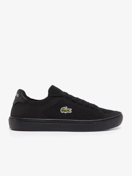 Кеди низькі Lacoste текстиль чорний