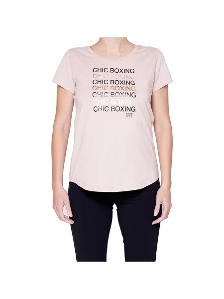 Scurt tricou Leone 1947 cu mâneci scurte bej