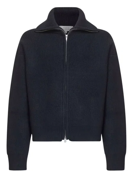 Cardigan Studio Nicholson de lână albastru
