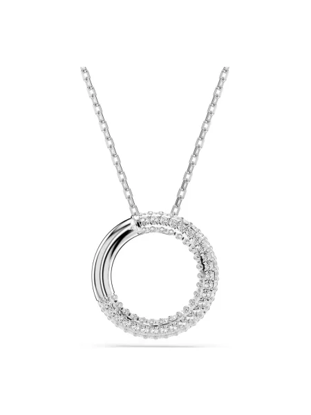 Naszyjnik Swarovski szary