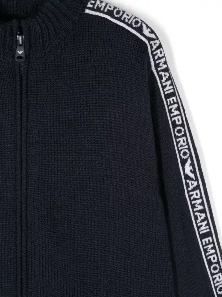 Sweter dziecięcy Emporio Armani niebieski