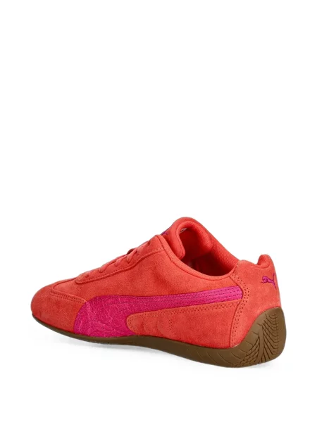 Top Puma cu broderie roșu