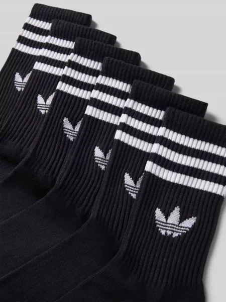 Adidas Skarpety 3 Stripes Crew 6 Pairs czarne