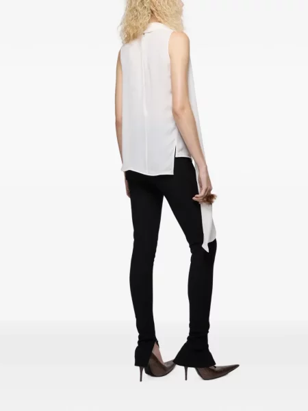 Selyem ujjatlan blúz Acne Studios
