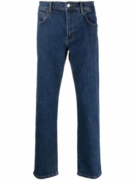 Дънки straight leg Jeanerica синьо