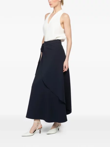 Maksi spódnica maxi Peter Cohen kopertowa niebieska