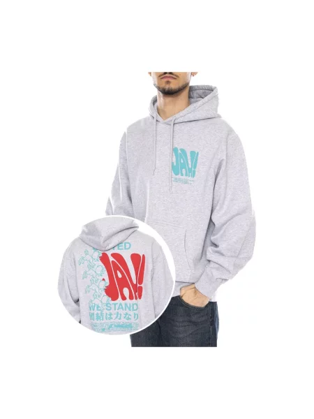 Bluza z kapturem Edwin szara