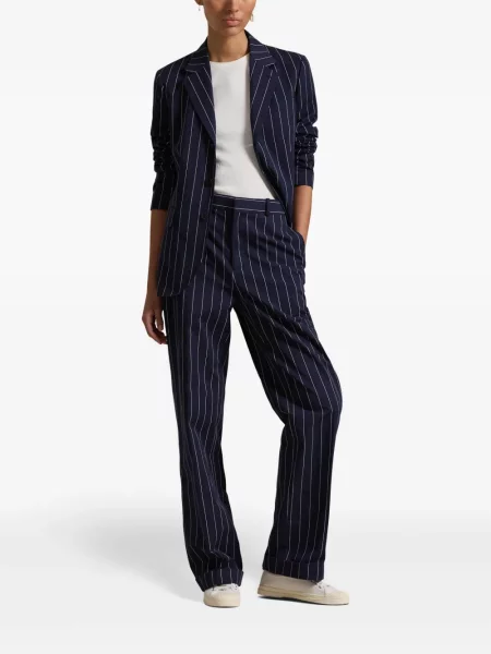 Polo Polo Ralph Lauren z twillu do kolan plisowane żółte