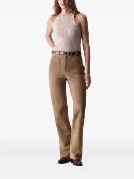 Pantaloni Fortela din piele de căprioară