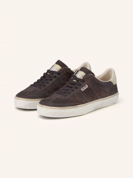 Golden Goose Tenisky Soul Star tmavě hnědá / krémová zlaté